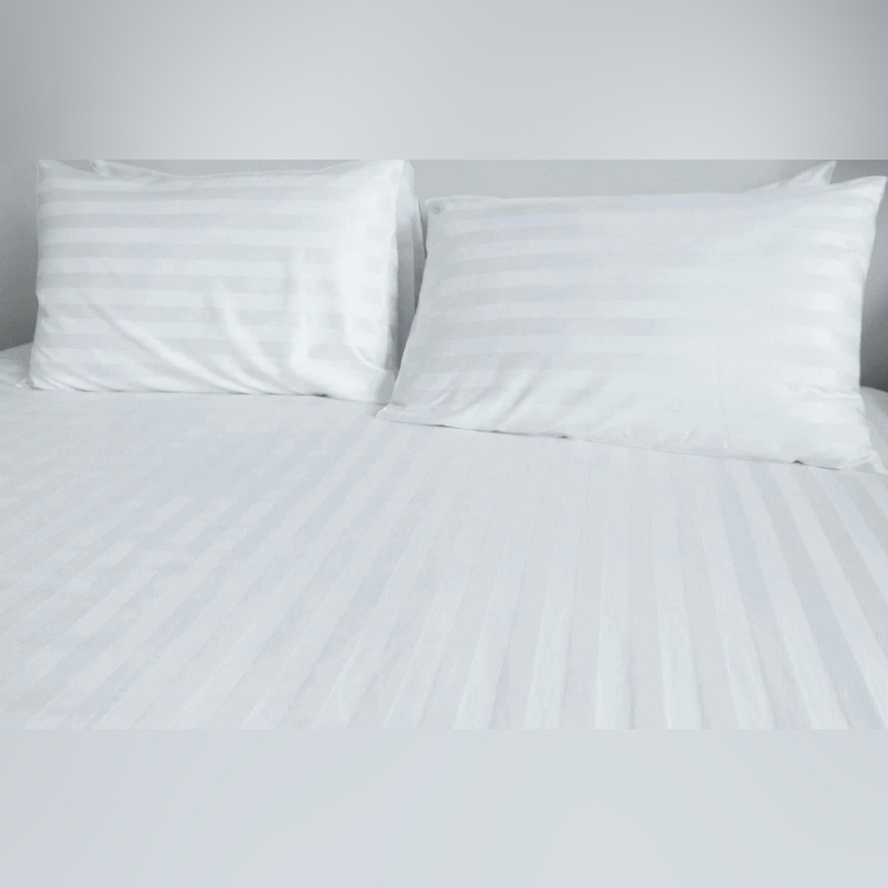 Spring Home Bedding Queen Sheet set-100% Egyptian Cotton Set, Deep Pocket White